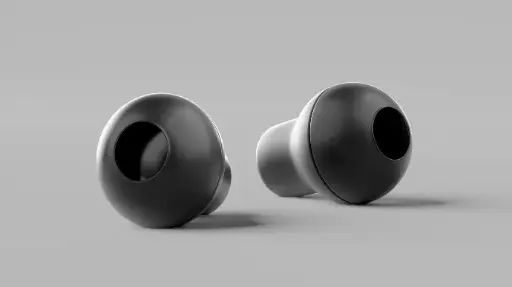 ​2 embouts d’oreille en silicone